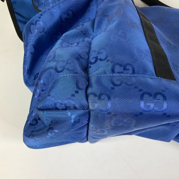 Gucci Off the Grid Duffle Bag GG Monogram Blue - Picture 12 of 16
